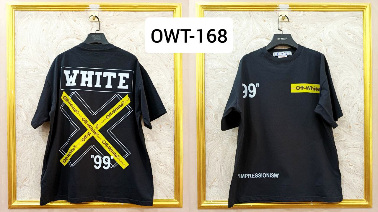 Off-White Inspired Back Logo T-Shirt - OWT-168
