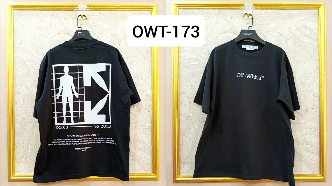 Off-White Inspired Back Logo T-Shirt - OWT-173