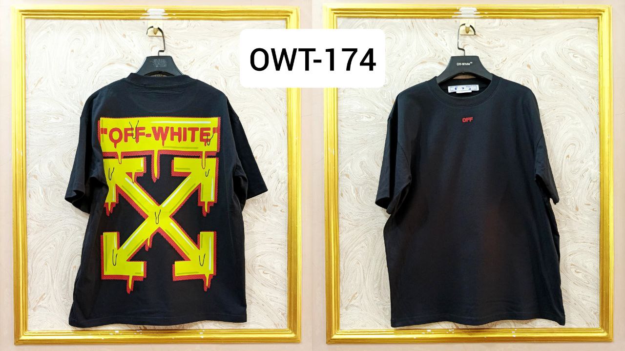Off-White Inspired Back Logo T-Shirt - OWT-174