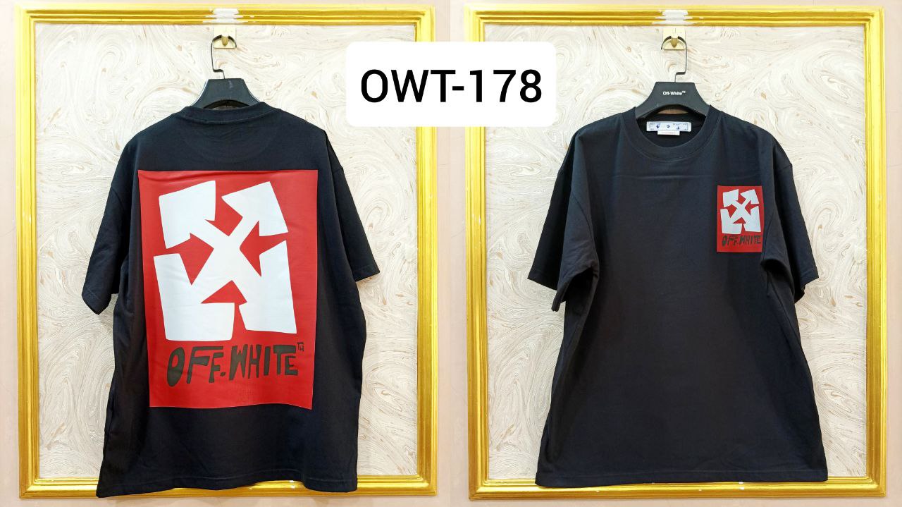 Off-White Inspired Back Logo T-Shirt - OWT-178
