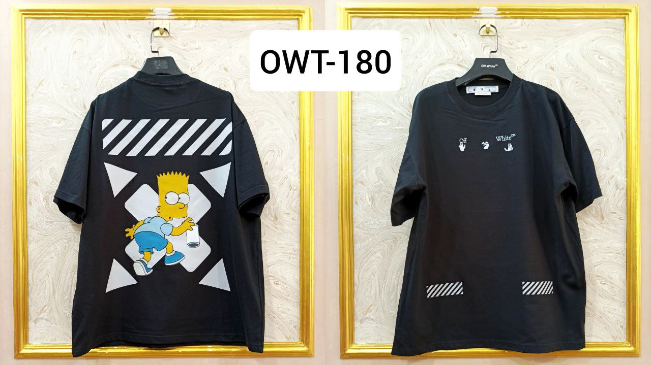Off-White Inspired Back Logo T-Shirt - OWT-180