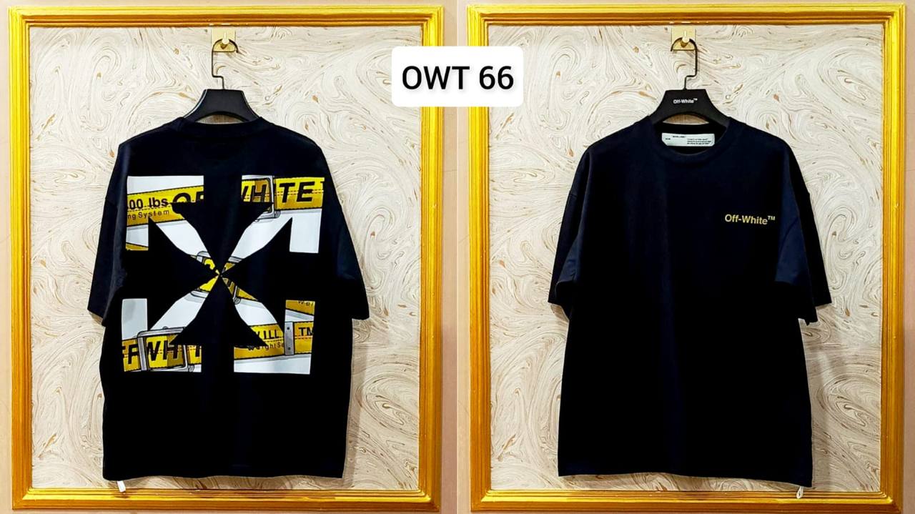 Off-White Inspired Back Logo T-Shirt - OWT-66