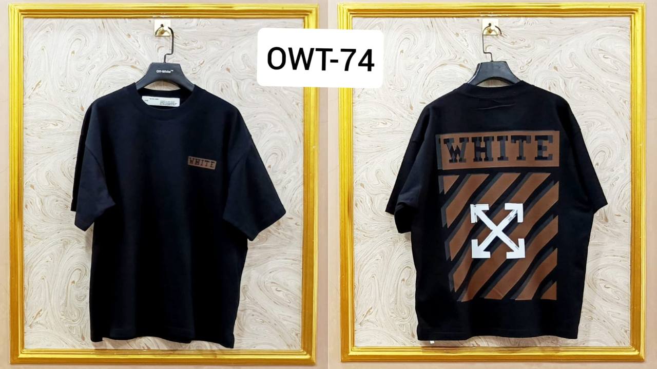 Off-White Inspired Back Logo T-Shirt - OWT-74