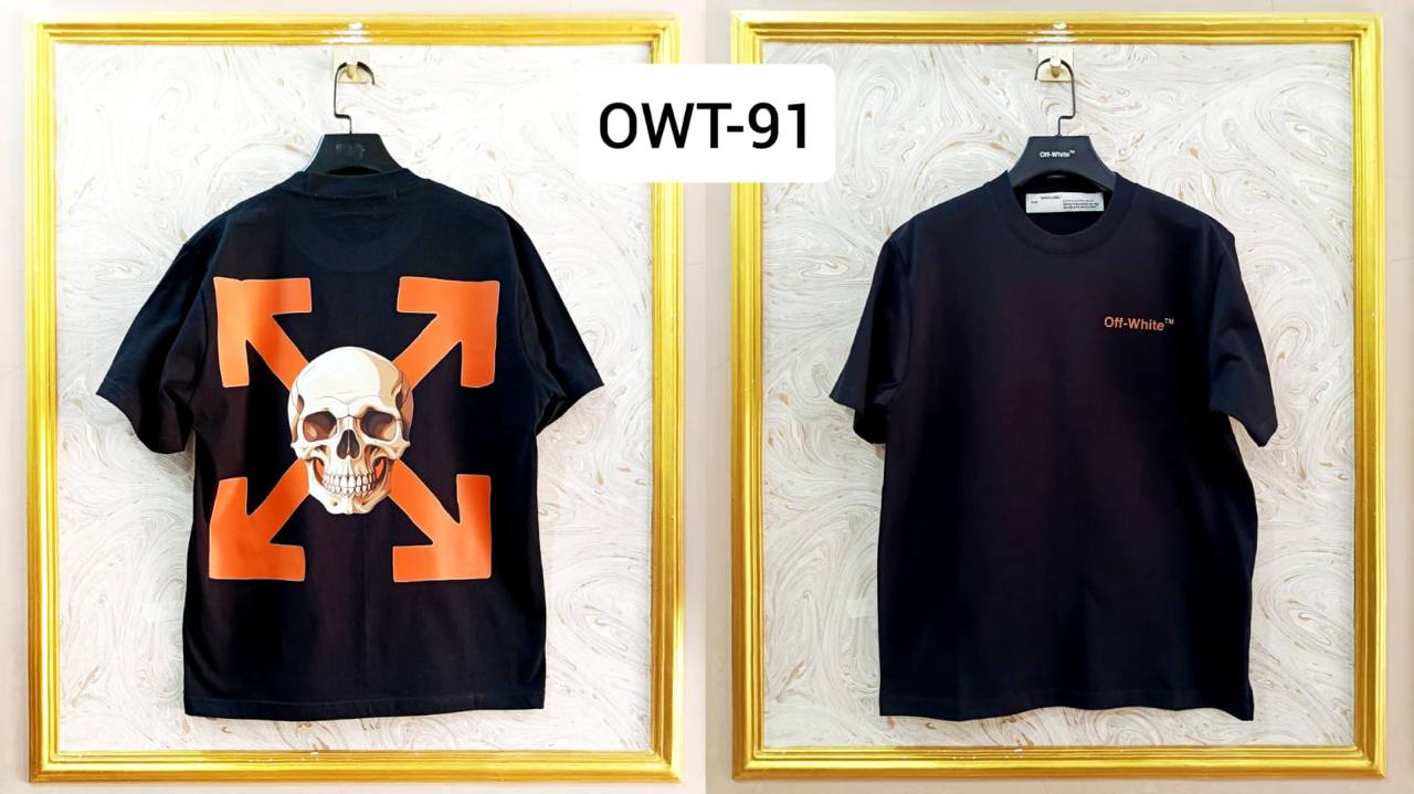 Off-White Inspired Back Logo T-Shirt - OWT-91