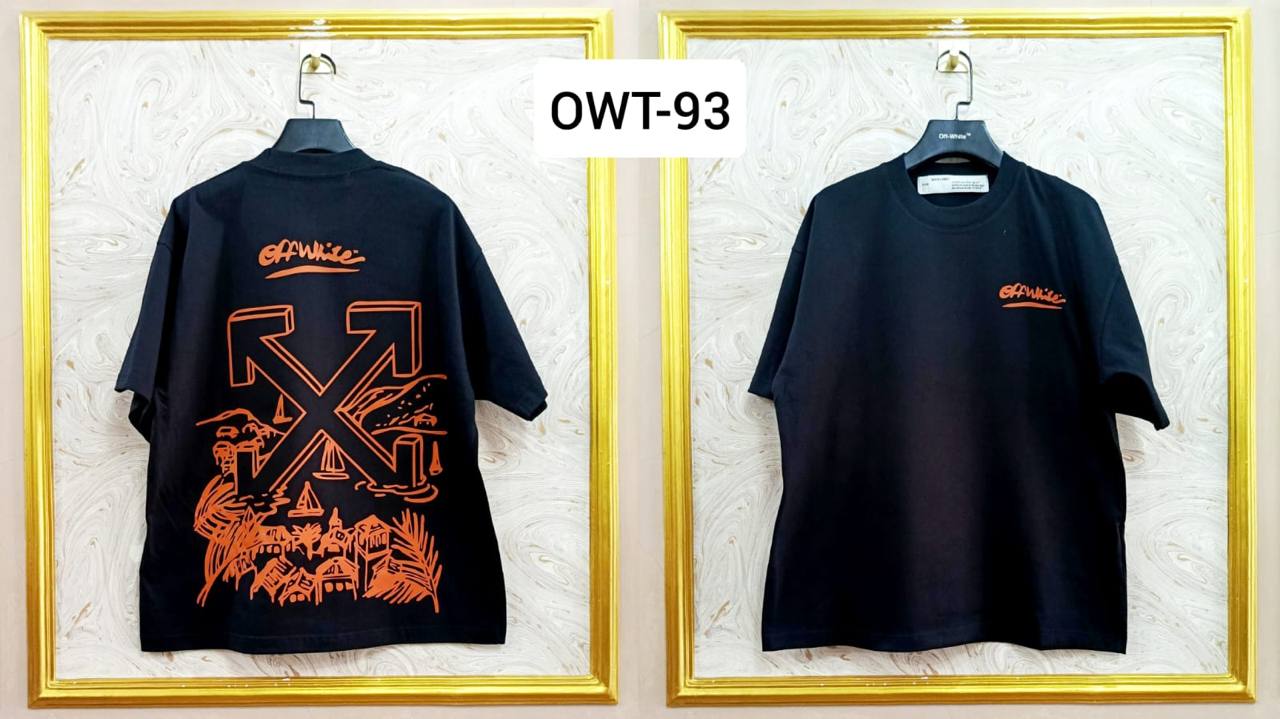 Off-White Inspired Back Logo T-Shirt - OWT-93