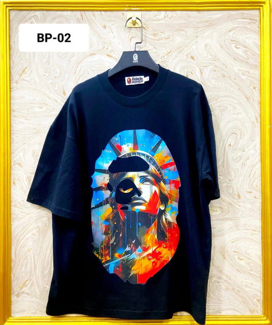 Streetwear Oversized Tee | Ape Graphic Inspired | Premium Cotton | BP-02