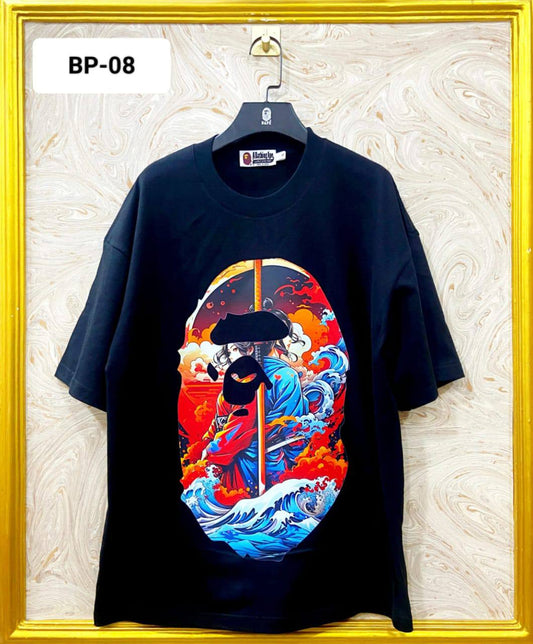 Streetwear Oversized Tee | Ape Graphic Inspired | Premium Cotton | BP-08