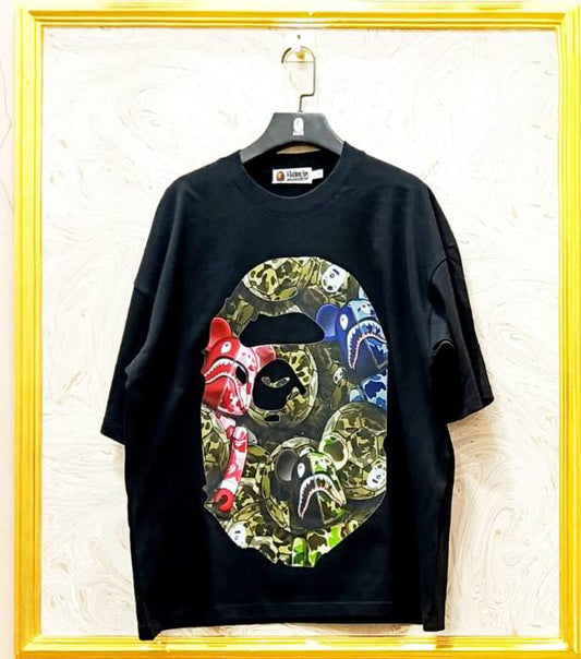 Streetwear Oversized Tee | Ape Graphic Inspired | Premium Cotton | BP-109