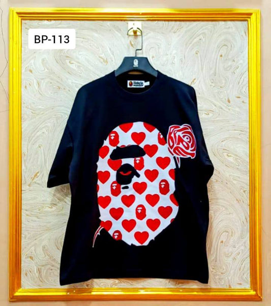 Streetwear Oversized Tee | Ape Graphic Inspired | Premium Cotton | BP-113