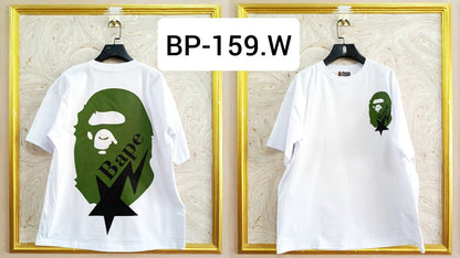 Streetwear Oversized Tee | Ape Graphic Inspired | Premium Cotton White Edition | BP-159.W