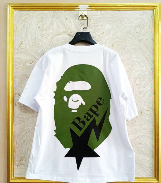 Streetwear Oversized Tee | Ape Graphic Inspired | Premium Cotton White Edition | BP-159.W