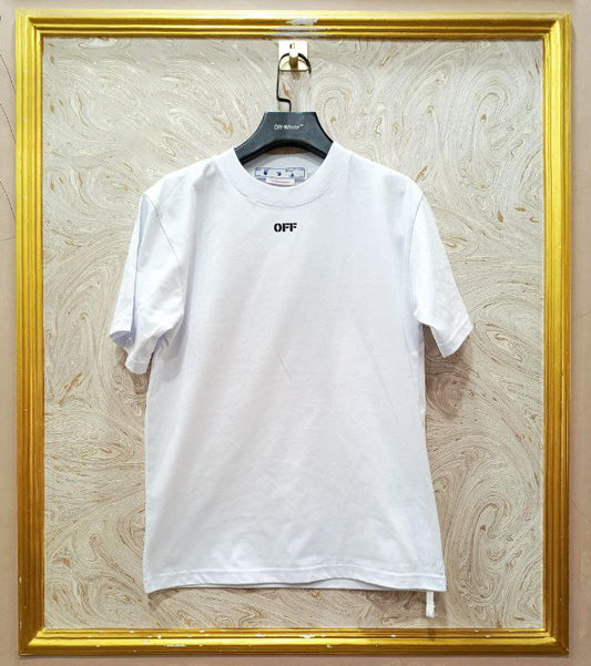 Off-White Inspired Back Logo T-Shirt - OWT-199 White Edition