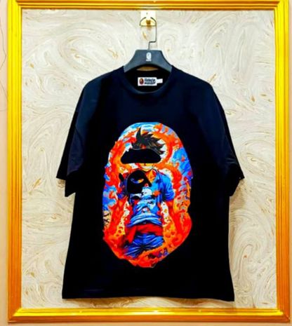 Streetwear Oversized Tee | Ape Graphic Inspired | Premium Cotton | BP-22