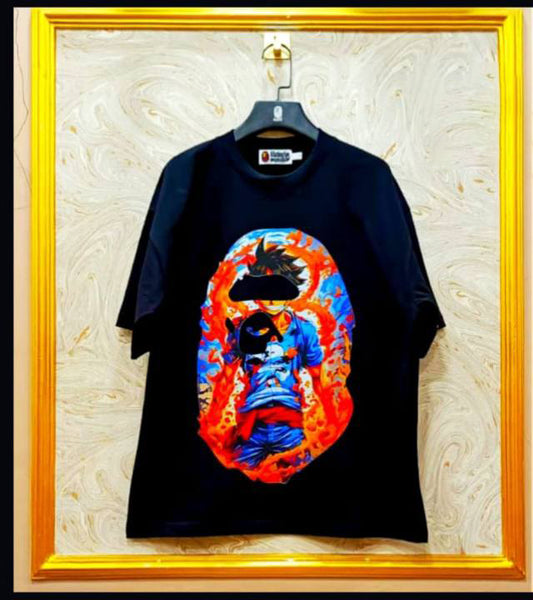 Streetwear Oversized Tee | Ape Graphic Inspired | Premium Cotton | BP-22