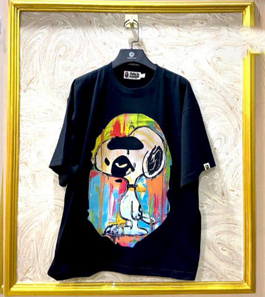 Streetwear Oversized Tee | Ape Graphic Inspired | Premium Cotton | BP-30
