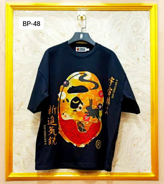Streetwear Oversized Tee | Ape Graphic Inspired | Premium Cotton | BP-48