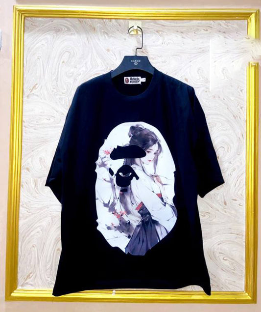Streetwear Oversized Tee | Ape Graphic Inspired | Premium Cotton | BP-74