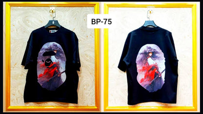 Streetwear Oversized Tee | Ape Graphic Inspired | Premium Cotton | BP-75