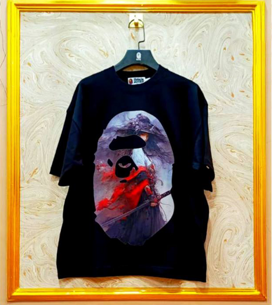 Streetwear Oversized Tee | Ape Graphic Inspired | Premium Cotton | BP-75