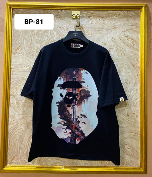 Streetwear Oversized Tee | Ape Graphic Inspired | Premium Cotton | BP-81
