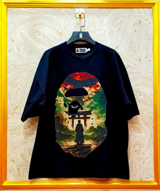 Streetwear Oversized Tee | Ape Graphic Inspired | Premium Cotton | BP-87