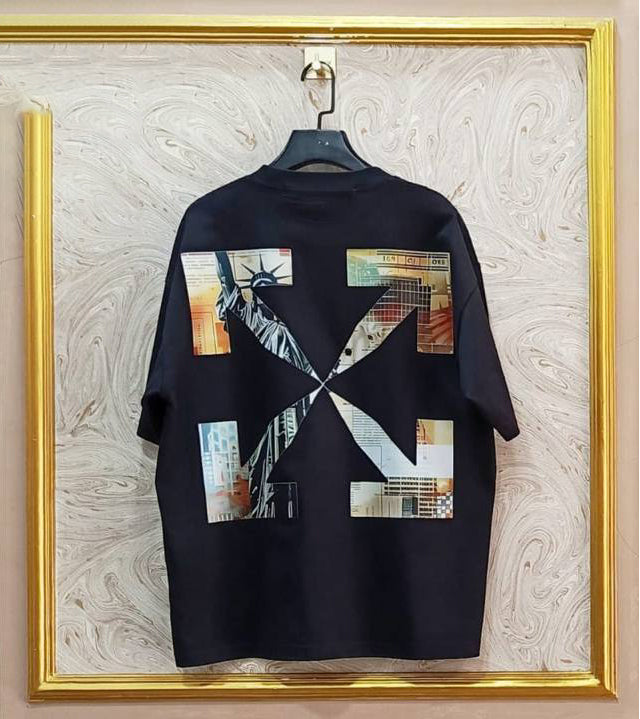 OWS-01 | Off-White Style Graphic T-Shirt – Streetwear Oversized Tee