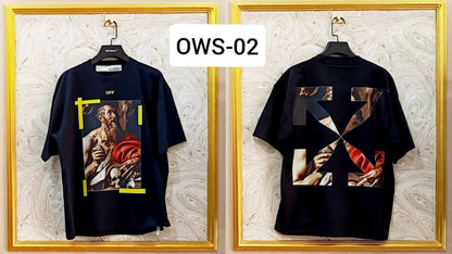 OWS-02 | Off-White Style Graphic T-Shirt – Streetwear Oversized Tee