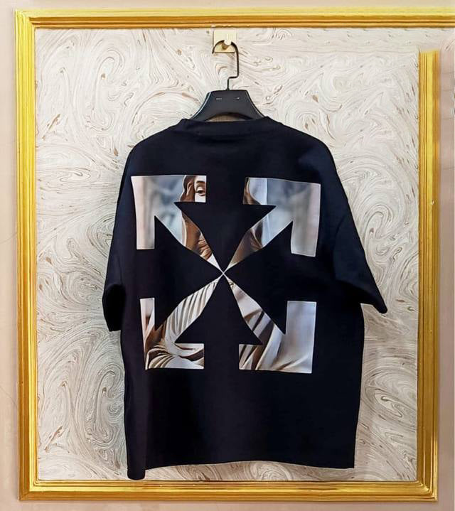 OWS-04 | Off-White Style Graphic T-Shirt – Streetwear Oversized Tee