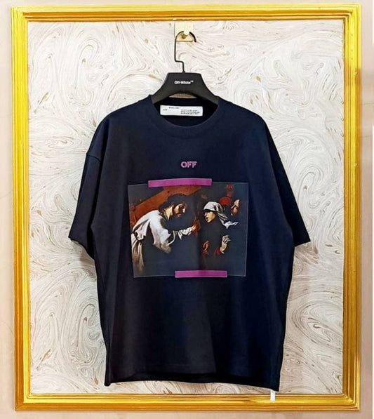 OWS-06 | Off-White Style Graphic T-Shirt – Streetwear Oversized Tee