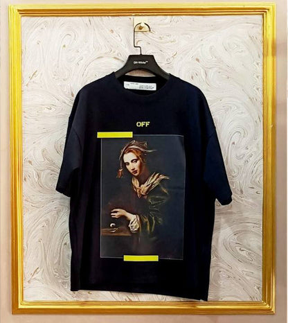 OWS-08 | Off-White Style Graphic T-Shirt – Streetwear Oversized Tee