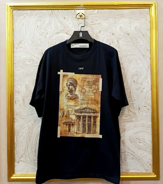 OWS-100 | Off-White Style Graphic T-Shirt – Streetwear Oversized Tee
