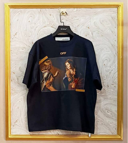 OWS-12 | Off-White Style Graphic T-Shirt – Streetwear Oversized Tee