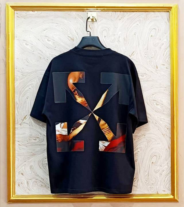 OWS-16 | Off-White Style Graphic T-Shirt – Streetwear Oversized Tee