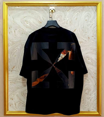 OWS-18 | Off-White Style Graphic T-Shirt – Streetwear Oversized Tee