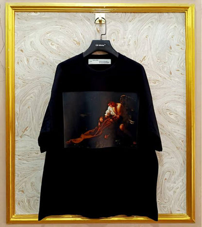 OWS-18 | Off-White Style Graphic T-Shirt – Streetwear Oversized Tee