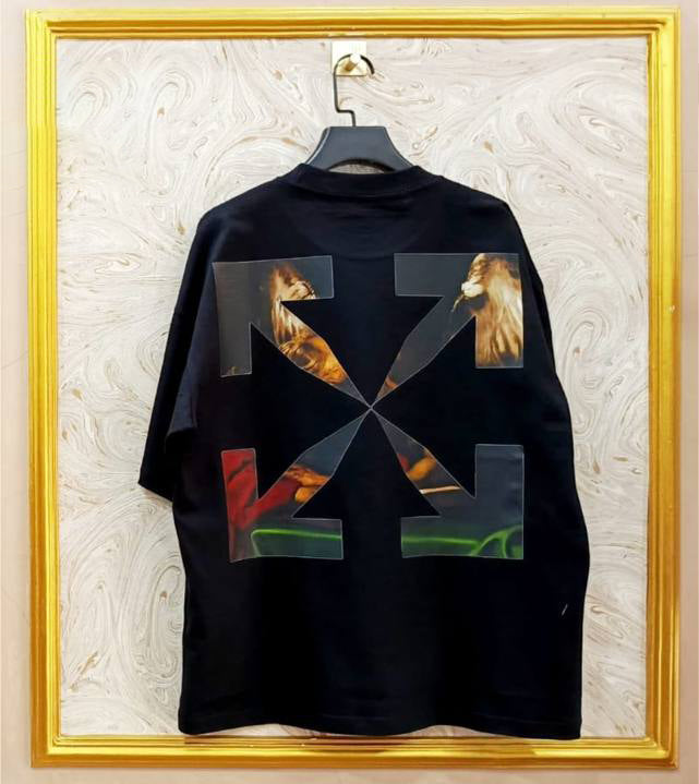 OWS-22 | Off-White Style Graphic T-Shirt – Streetwear Oversized Tee