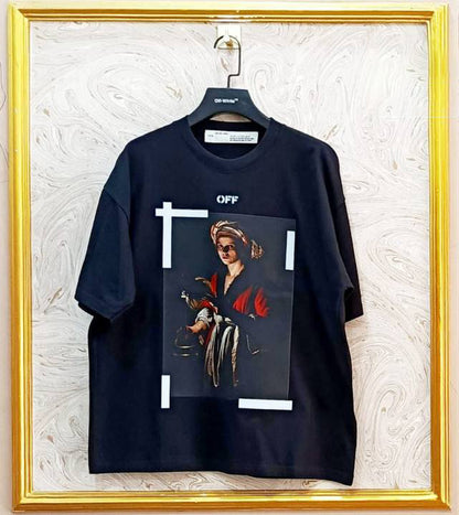 OWS-25 | Off-White Style Graphic T-Shirt – Streetwear Oversized Tee
