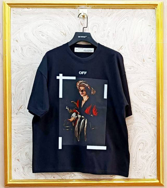 OWS-25 | Off-White Style Graphic T-Shirt – Streetwear Oversized Tee
