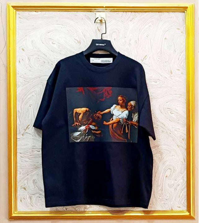 OWS-31 | Off-White Style Graphic T-Shirt – Streetwear Oversized Tee