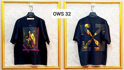 OWS-32 | Off-White Style Graphic T-Shirt – Streetwear Oversized Tee