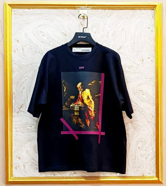 OWS-32 | Off-White Style Graphic T-Shirt – Streetwear Oversized Tee
