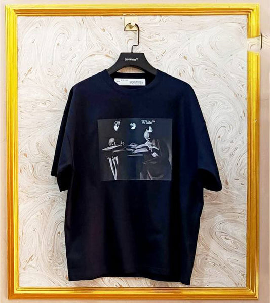 OWS-33 | Off-White Style Graphic T-Shirt – Streetwear Oversized Tee
