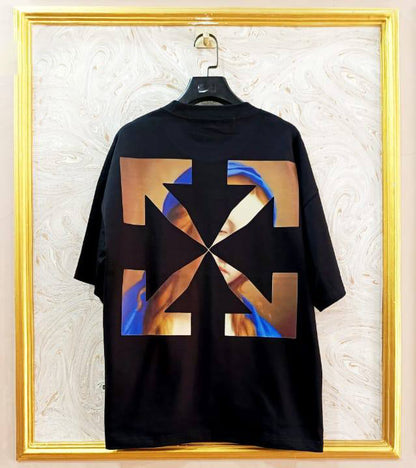 OWS-36 | Off-White Style Graphic T-Shirt – Streetwear Oversized Tee