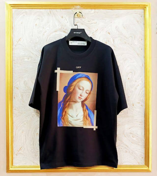 OWS-36 | Off-White Style Graphic T-Shirt – Streetwear Oversized Tee