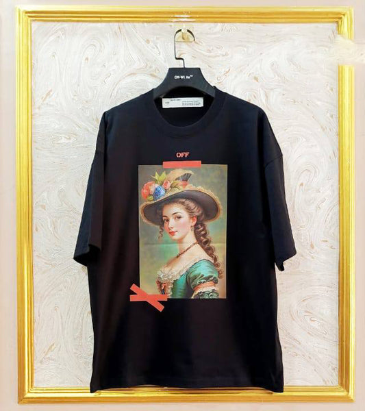 OWS-37 | Off-White Style Graphic T-Shirt – Streetwear Oversized Tee