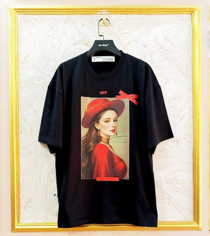 OWS-38 | Off-White Style Graphic T-Shirt – Streetwear Oversized Tee