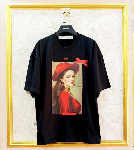 OWS-38 | Off-White Style Graphic T-Shirt – Streetwear Oversized Tee