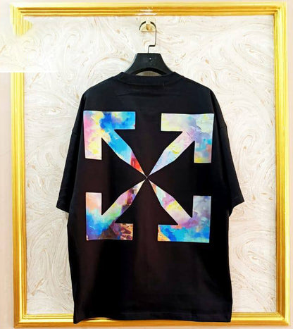 OWS-44 | Off-White Style Graphic T-Shirt – Streetwear Oversized Tee