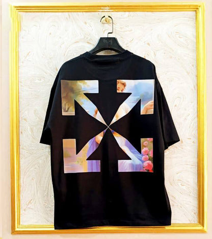 OWS-45 | Off-White Style Graphic T-Shirt – Streetwear Oversized Tee