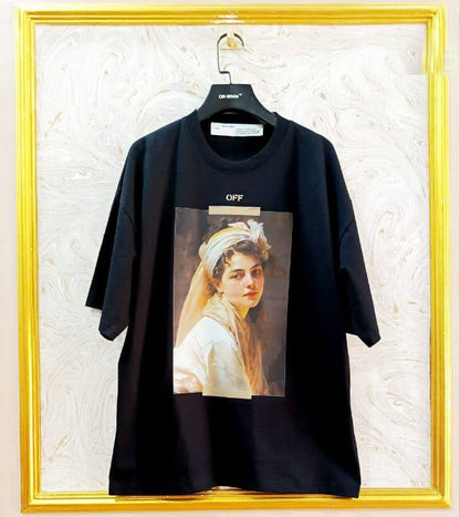 OWS-55 | Off-White Style Graphic T-Shirt – Streetwear Oversized Tee